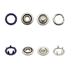 Кнопка трикотажная (кольцо) 9,5мм цв.металл/цв.эмаль (уп.~144шт) NEW STAR 569 темно-синий матовый