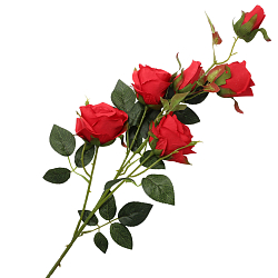 Цветок искусственный 'Кустовая роза' 95см