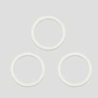 2831 Кольцо 14мм металл/эмаль, Arta-F (004 приглушенный белый)