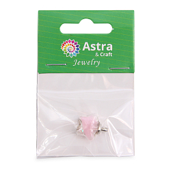 66871-1 Подвеска звезда, розовая Astra&Craft