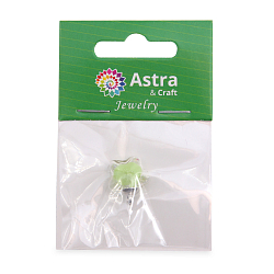 66871-6 Подвеска звезда, зеленая Astra&Craft