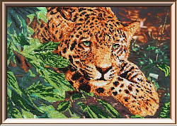 53047 Набор для вышивания бисером Astrea 'Леопард', 40х28 см