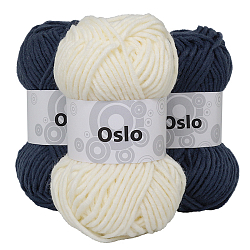 Набор для вязания шапки 'Oslo' 3*50гр, 3*50м (70% полиакрил, 30% шерсть)