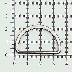 819-038 Полукольцо литое 30мм (35*22,5мм) цв.металл