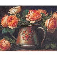 Cr540218 Алмазная мозаика 'Натюрморт. Розы в кувшине', 50х40, Cristyle