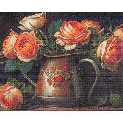 Cr540218 Алмазная мозаика 'Натюрморт. Розы в кувшине', 50х40см, Cristyle