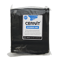 CE090025 Пластика полимерная запекаемая 'Cernit № 1' 250гр. (100 черный)