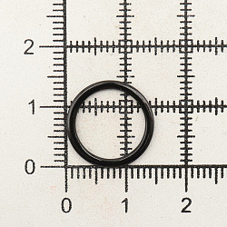 ГВ800 Кольцо 11 мм металл/эмаль, 20 шт/упак, черный