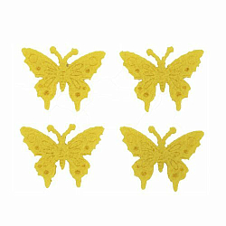 61215460 Бабочки из фетра желтый 10шт Glorex