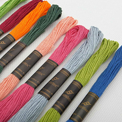 Набор мулине для вышивания и рукоделия 'Универсальный №2', 12 шт по 8м, 12 цветов, Bestex