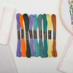 Набор мулине для вышивания и рукоделия 'Универсальный №3', 12 шт по 8м, 12 цветов, Bestex