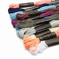 Набор мулине для вышивания и рукоделия 'Универсальный №5', 12 шт по 8м, 12 цветов, Bestex