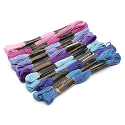 Набор мулине для вышивания и рукоделия 'Универсальный №6', 12 шт по 8м, 12 цветов, Bestex
