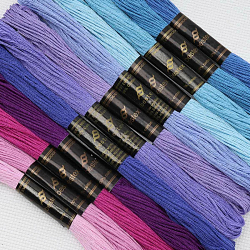 Набор мулине для вышивания и рукоделия 'Универсальный №6', 12 шт по 8м, 12 цветов, Bestex