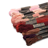 Набор мулине для вышивания и рукоделия 'Универсальный №8', 12 шт по 8м, 12 цветов, Bestex