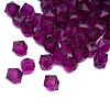 Бусины пластиковые, акрил, прозрач. в цвете, граненый куб, 10мм, 50гр, Astra&Craft MG.3245-27 фиолетовый