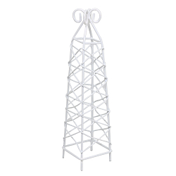 Мебель металлическая SCB271021 Металлическая мини башенка, белая, 3,5*14 см, ScrapBerry's
