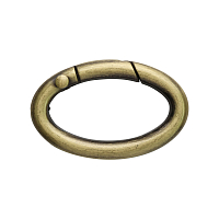 ГУ12863 Карабин-кольцо 30мм, тертая бронза