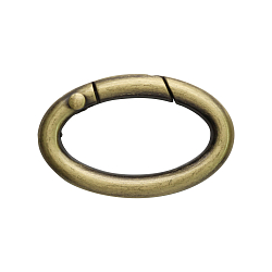 Карабин-кольцо 30*15мм (40*25мм) металл, тертая бронза
