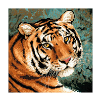 1282 Набор для вышивания Риолис 'Амурский тигр', 40*40 см