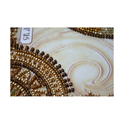 АА-114 Набор для вышивки бисером на натуральном художественном холсте 'Святой Трофим' 23*30см