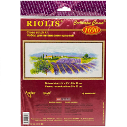 1690 Набор для вышивания Риолис 'Цветущий Прованс' 55*25 см