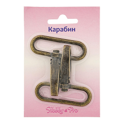 817-046 Карабин с рамкой 40*50мм, упак(2шт) Hobby&Pro