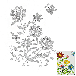 33 Схема для квиллинга 'Полевые цветы'