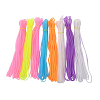 Шнуры для плетения цветные, 80 см, упак./8 шт., Astra&Craft (неоновые)