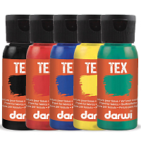 DA0100050 Краска акриловая для ткани, 50 мл, Darwi Tex
