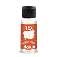 DA0100050 Краска акриловая для ткани, 50 мл, Darwi Tex (010 белый)