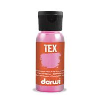 DA0100050 Краска акриловая для ткани, 50 мл, Darwi Tex (495 розовый перламутровый)