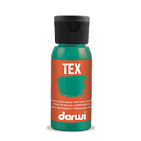 DA0100050 Краска акриловая для ткани, 50 мл, Darwi Tex (626 темно-зеленый)