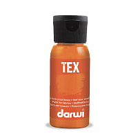 DA0100050 Краска акриловая для ткани, 50 мл, Darwi Tex (752 оранжевый)