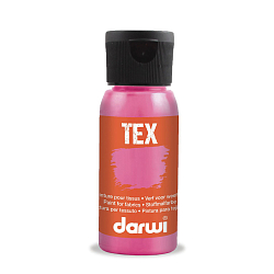 DA0100050 Краска акриловая для ткани, 50 мл, Darwi Tex (478 розовый неон)