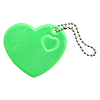 Светоотражающая подвеска 'Сердце', 6 см, упак./2 шт. зеленый