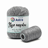 Пряжа Astra Premium 'Пух норки' (Mink yarn) 50гр 290м (+/- 5%) (80% пух, 20% нейлон) (+нить 20гр) 047 пепельный