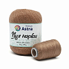 Пряжа Astra Premium 'Пух норки' (Mink yarn) 50гр 290м (+/- 5%) (80% пух, 20% нейлон) (+нить 20гр) 029 светлый каштан
