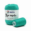 Пряжа Astra Premium 'Пух норки' (Mink yarn) 50гр 290м (+/- 5%) (80% пух, 20% нейлон) (+нить 20гр) 075 зеленая бирюза