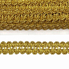0384-1926 Тесьма металлизированная 22мм*18,29м светлое золото