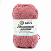 Пряжа Astra Premium 'Молочный хлопок' (Milk Cotton) 50гр 100м (+/-5%) (50%хлопок, 50%молочный акрил) 90 розовый