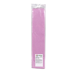 Бумага креповая 50*200 см, 35 гр/м2, 2 шт, цв. 80-26 розовый, Astra&Craft