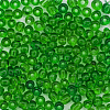 Бисер (стекло) 6/0, 15г, Astra&Craft 7B зеленый/прозрачный