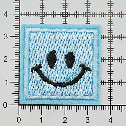 LA527 Термоаппликация 'Кубик с улыбкой' 35мм*35мм