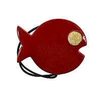 Подхват магнитный для штор 'рыбка' 8912, упак(2шт), красный