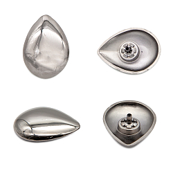 Кнопки установочные тип контакта "пружина" BIG 69541 Кнопка 5/42,5 (S-образная) 'Капля' 42,5мм (A) цв.металл, черный никель BIG