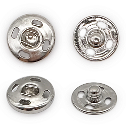Кнопки пришивные металлические 0300-5100 Кнопка пришивная PBM-2 мет. 12мм, никель (36шт)