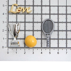 Пуговицы-фигурки 'Теннис' пластик, 10шт/упак, Buttons Galore & More
