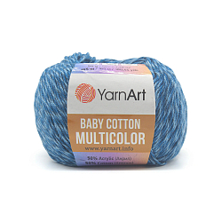 Пряжа YarnArt 'Baby cotton multicolor' 50гр 165м (50% хлопок, 50% акрил)