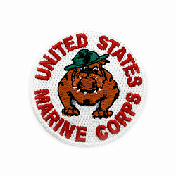 AD1004 Термоаппликация 'Marine Corps United States', d 5,5 см, Hobby&Pro